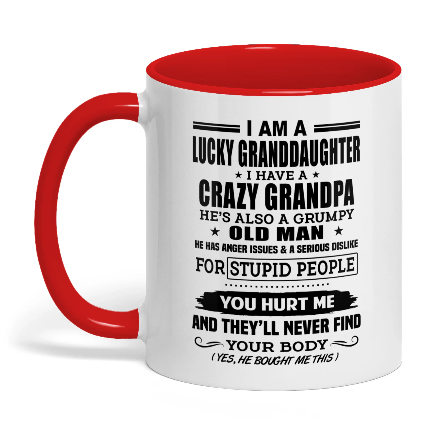 I Am A Lucky Granddaughter I Have Grandpa