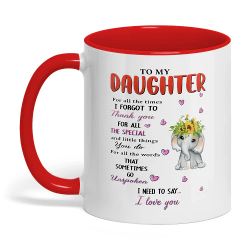 To My Daughter For All The Times Elephant