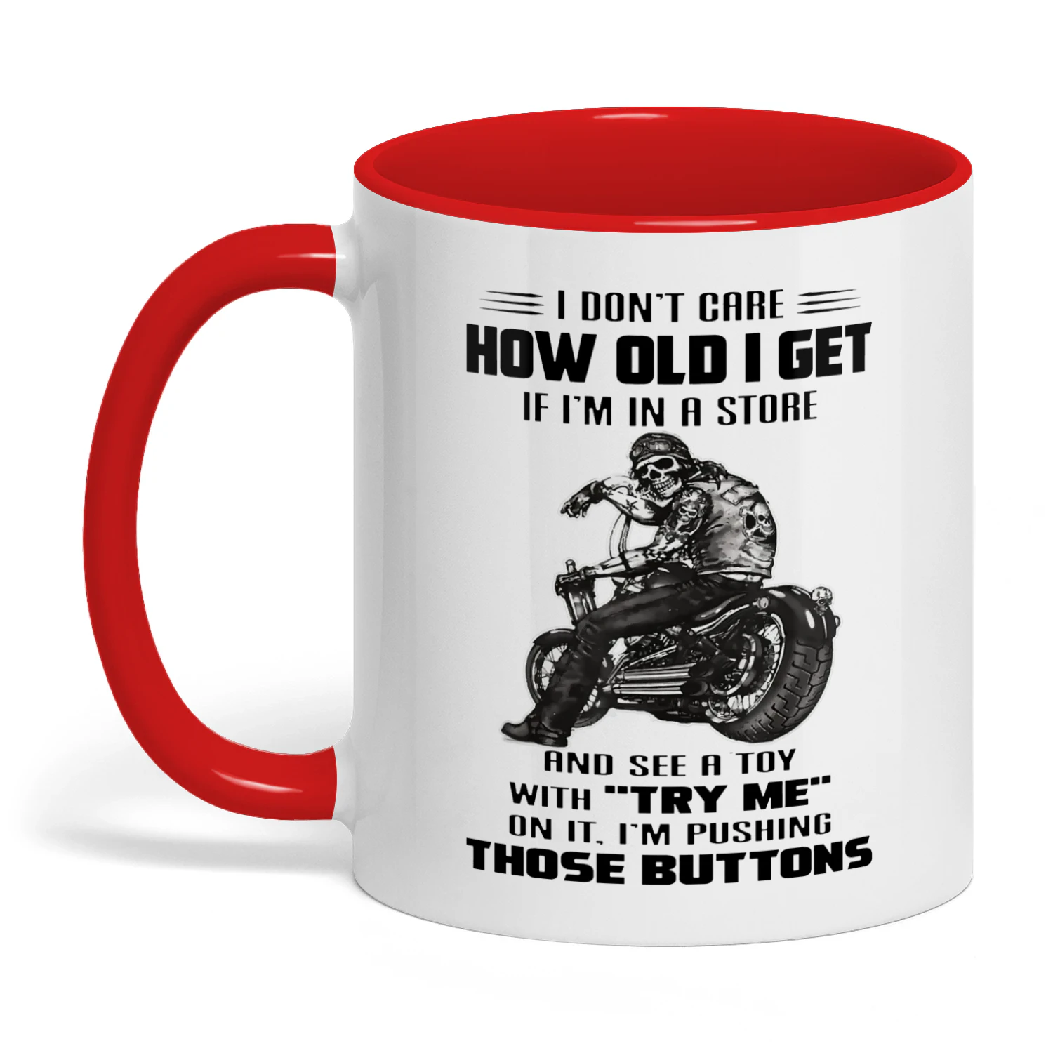 I Don't Care How Old I Get Skull