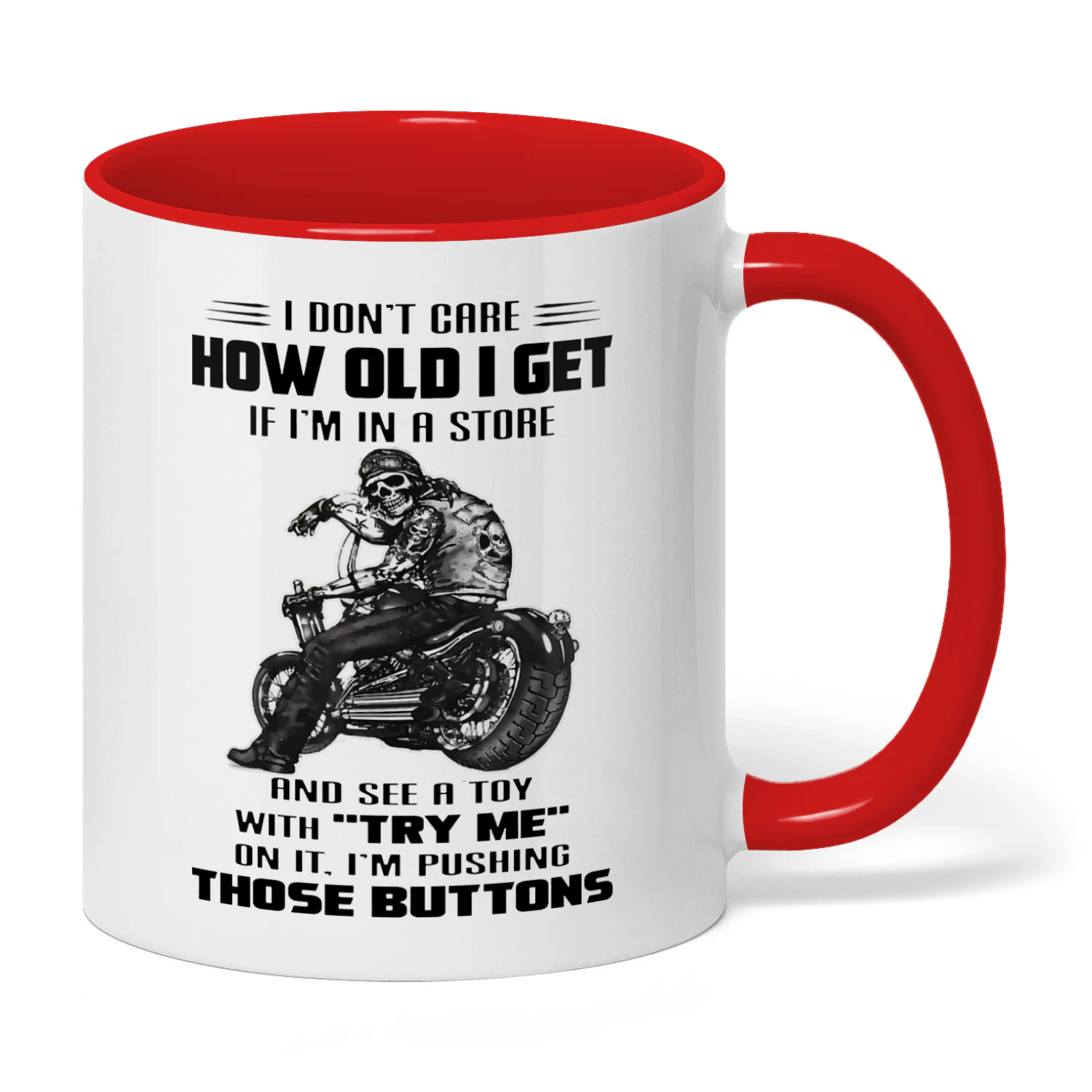 I Don't Care How Old I Get Skull