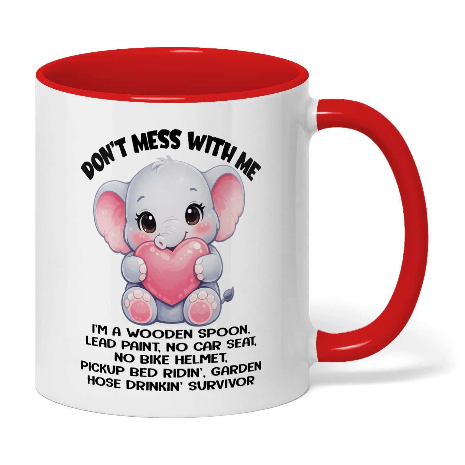 Don't Mess With Me I'm A Wooden Spoon Elephant