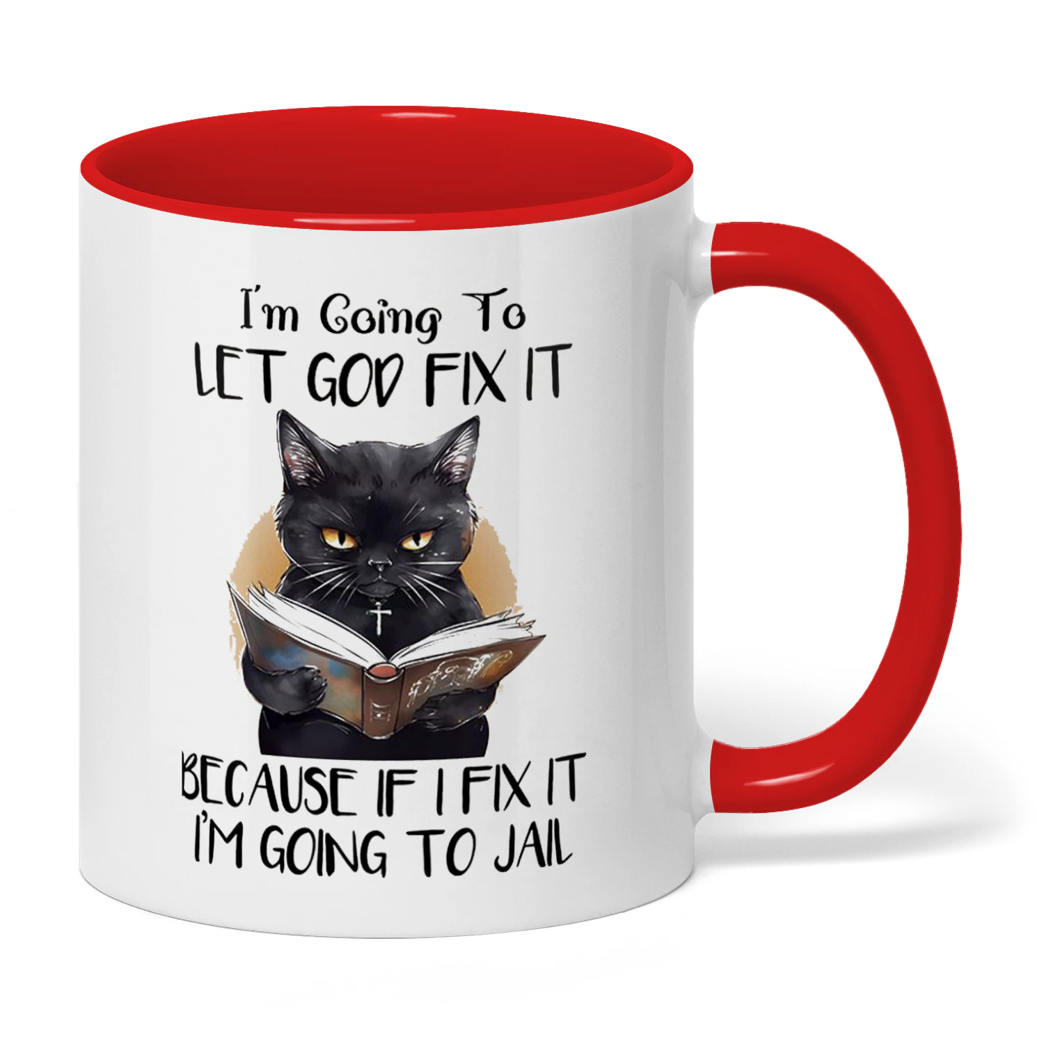 I'm Going To Let God Fix It Cat
