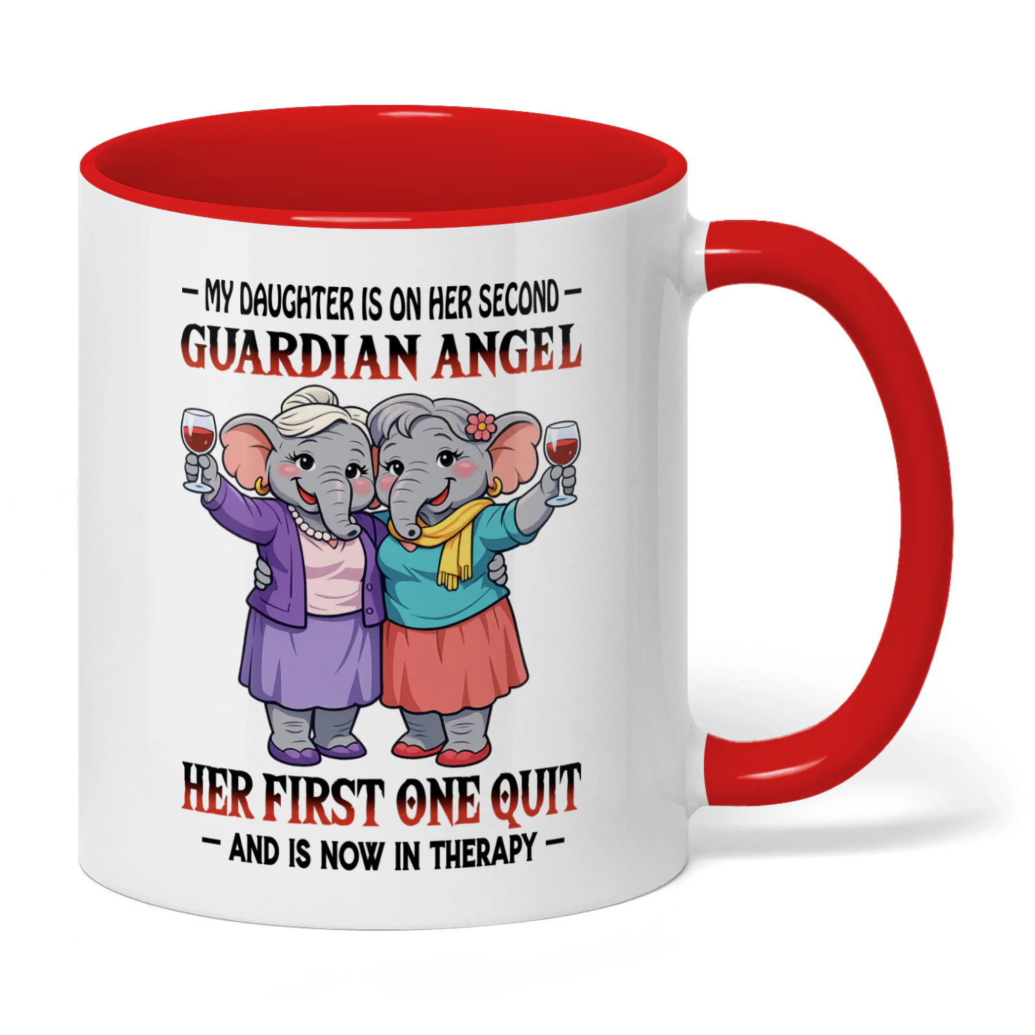 My Daughter Is On Her Second Guardian Angel Elephant