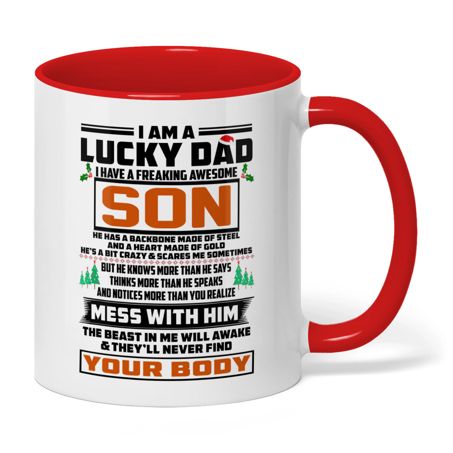 I Am A Lucky Dad I Have A Freaking Awesome Son