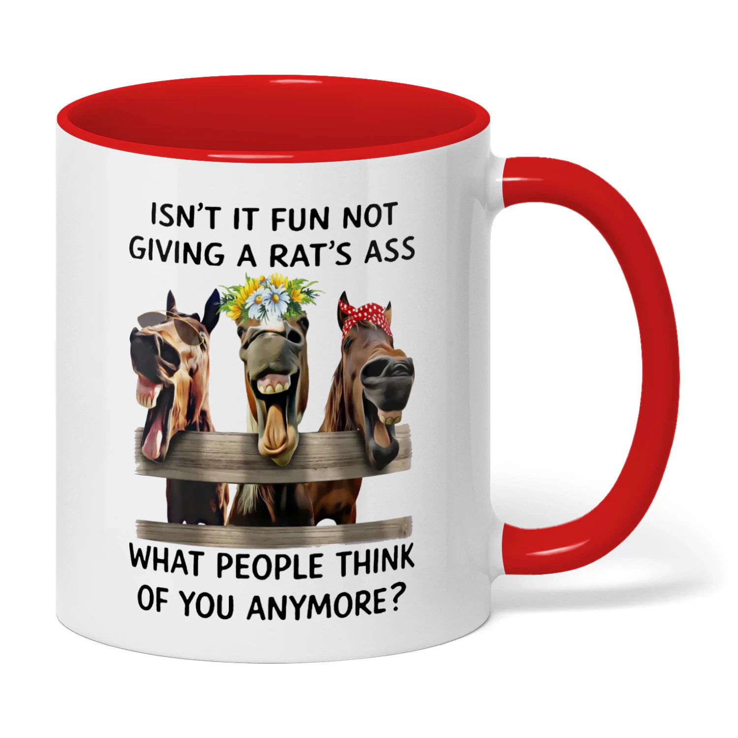 Isn't It Fun Not Giving A Rat's Ass Horse