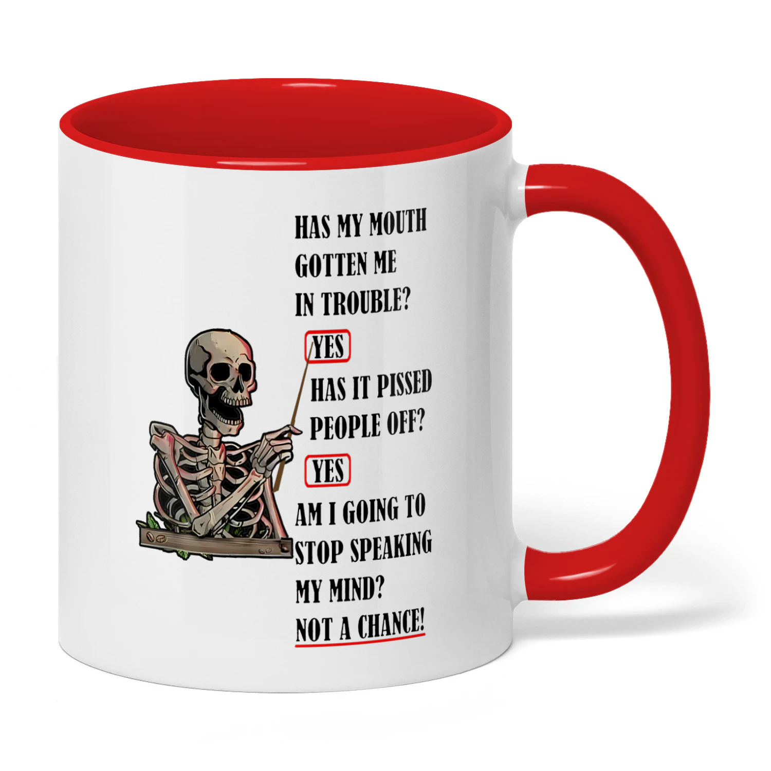 Has My Mouth Gotten Me Skull