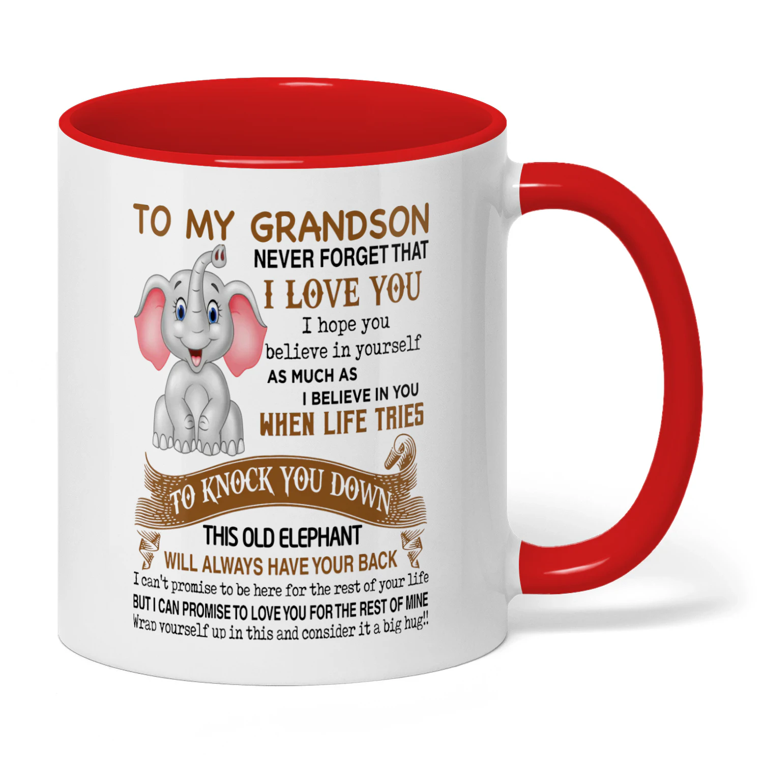 To My Grandson Never Forget That Grandma