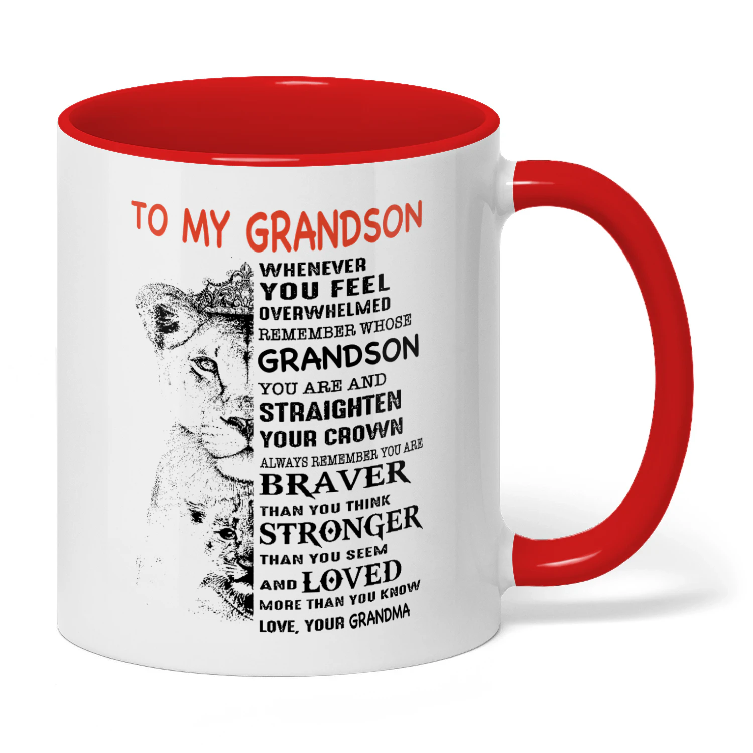 To My Grandson Whenever You Feel Grandma