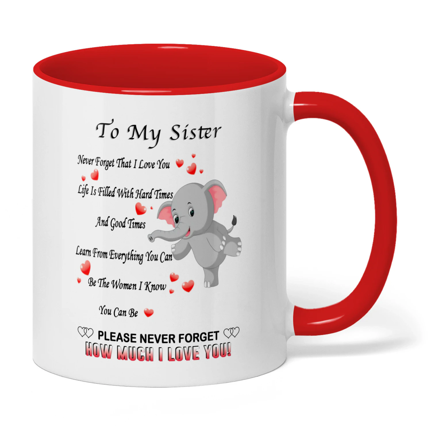 To My Sister Never Forget That Elephant