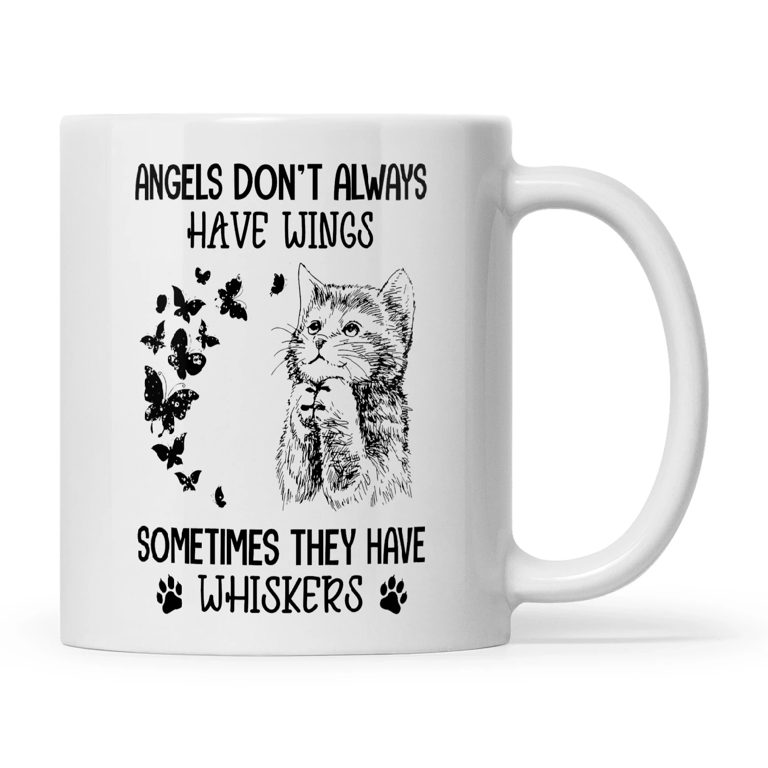 Angels Don't Always Have Wings Cat