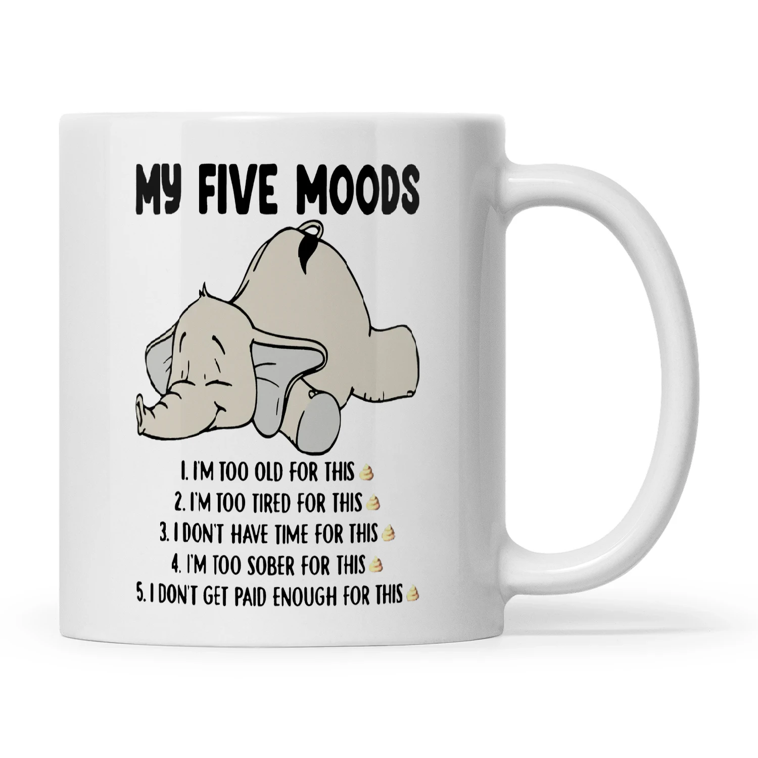 My Five Moods Elephant