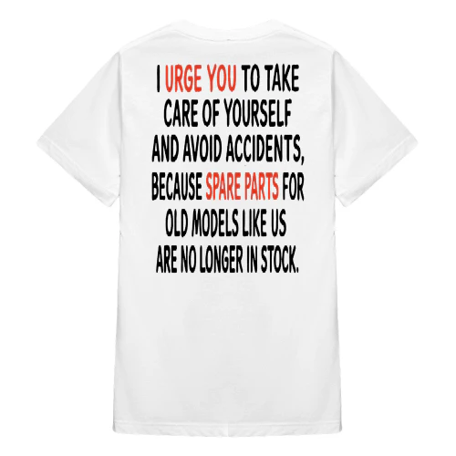 I Urge You To Take Care Of Yourself