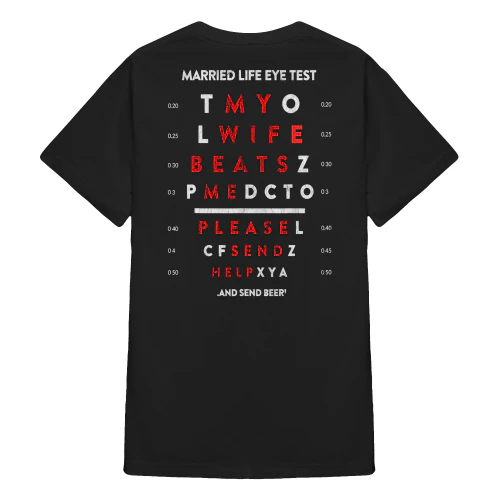 Married Life Eye Test