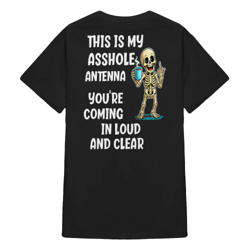 This Is My Asshole Antenna Skull