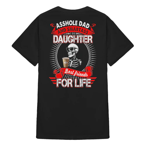 Asshole Dad And Smartass Daughter Skull
