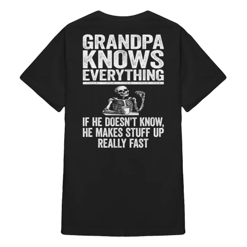 Grandpa Knows Everything Skull
