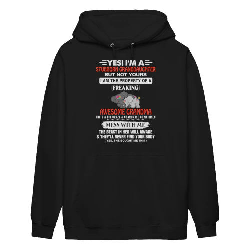 Yes I'm A Stubborn Granddaughter But Not Yours Elephant