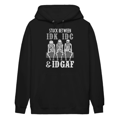 Stuck Between IDK IDC Skull