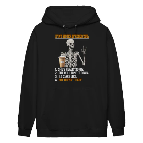 If My Sister Offends You Skull