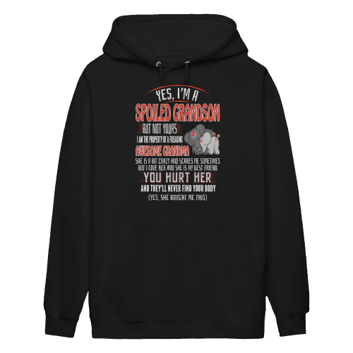 Yes I'm A Spoiled Grandson Elephant