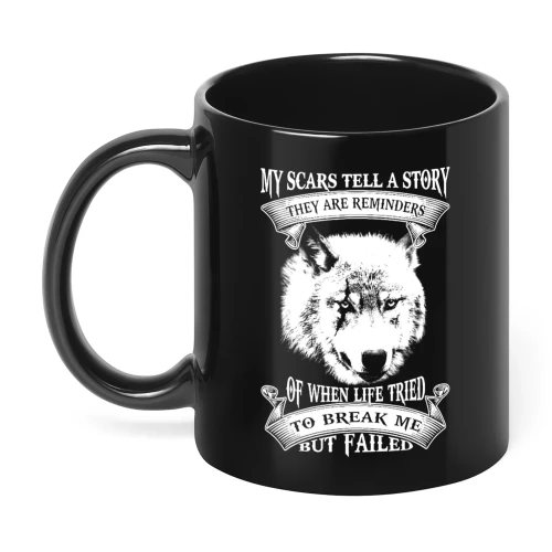 My Scars Tell A Story Skull
