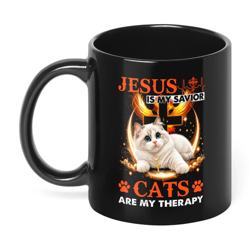 Jesus Is My Savior Cat