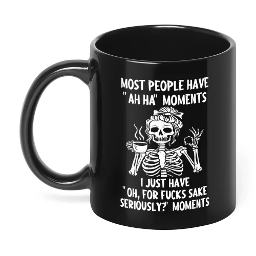 Most People Have Ah Ha Moments Skull