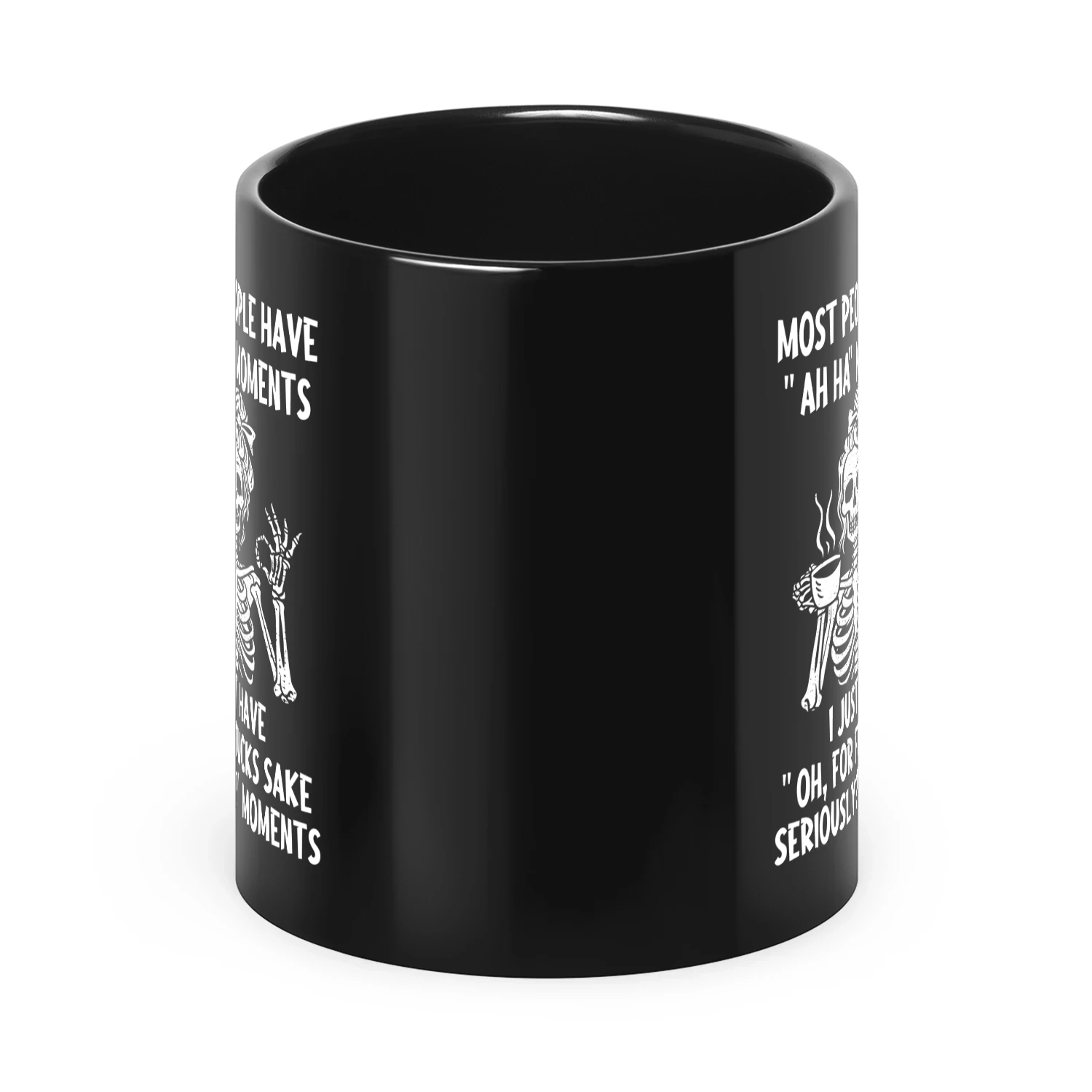 Most People Have Ah Ha Moments Skull