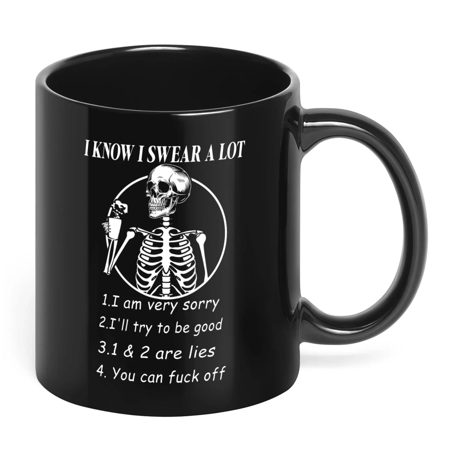 I Know I Swear A Lot I Am Very Skull