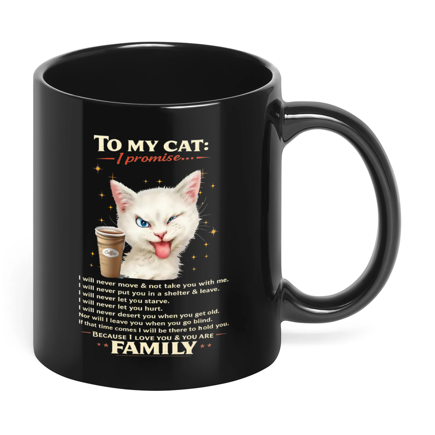 To My Cat I Promise I Will Never Cat