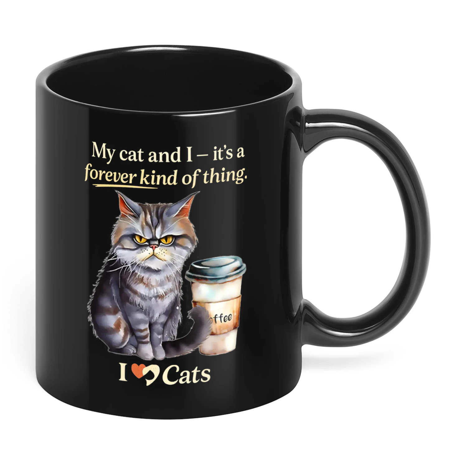 My Cat And I It's A Forever Kind Of Cat