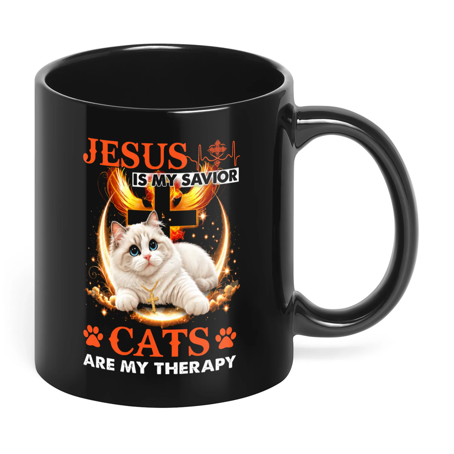 36 Jesus Is My Savior Cat