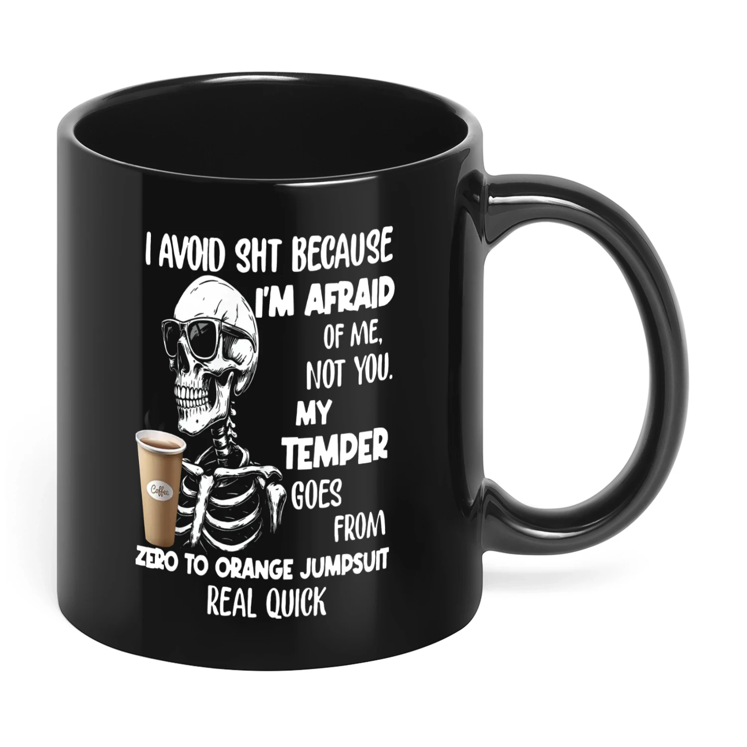 I Avoid Sht Because I'm Afraid Of Skull