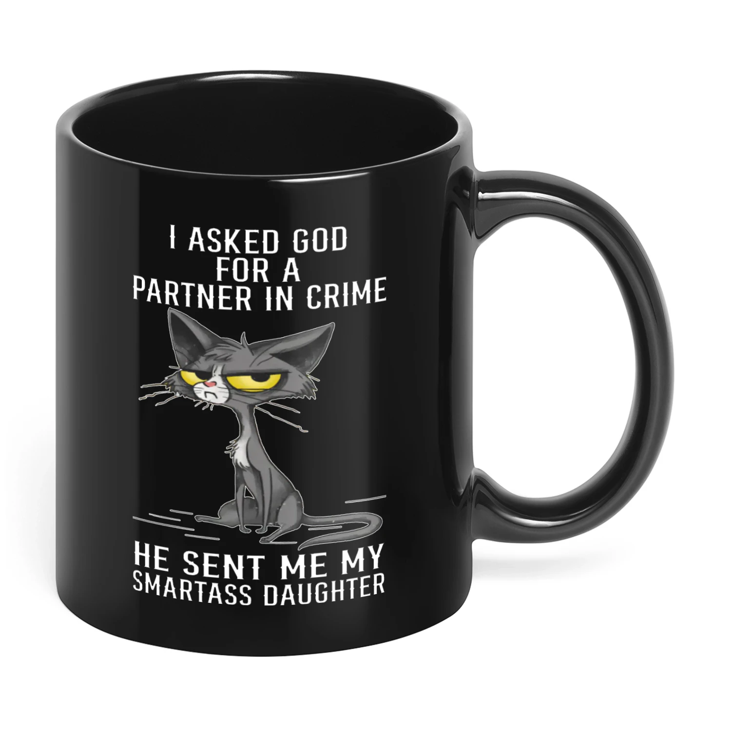I Asked God For A Partner In Crime Cat