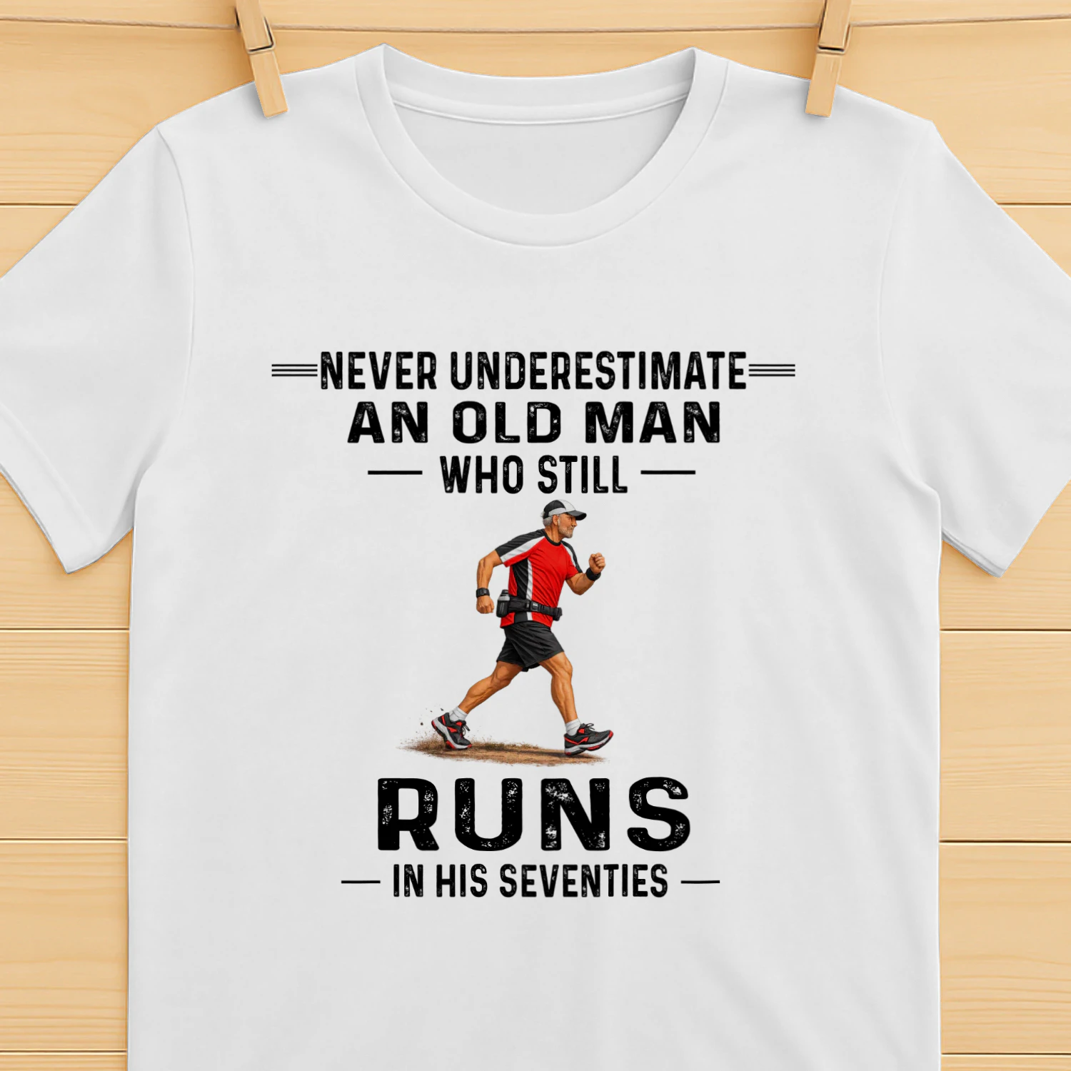 Never Underestimate A Man Who Still Runs In His Seventies