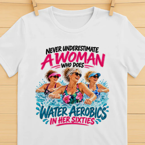 V1 Never Underestimate A Woman Who Still Does Water Aerobics In Her Sixties