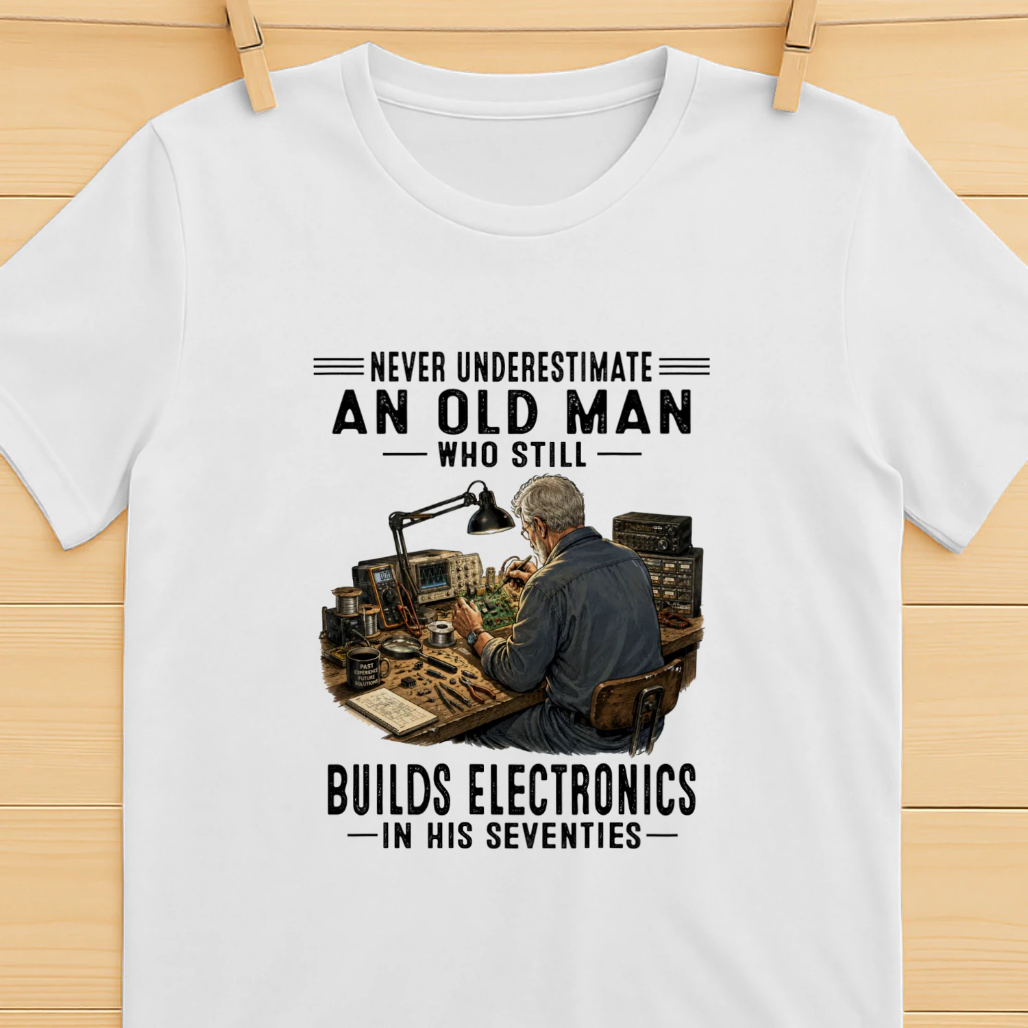 Never Underestimate An Old Man Who Still Builds Electronics In His Seventies