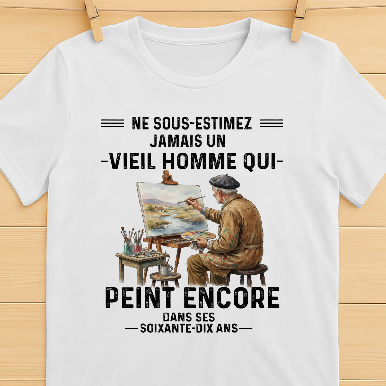 Ne Sous-Estimez Jamais Un Vieil Homme Qui Peint Encore Dans Ses 70 Ans