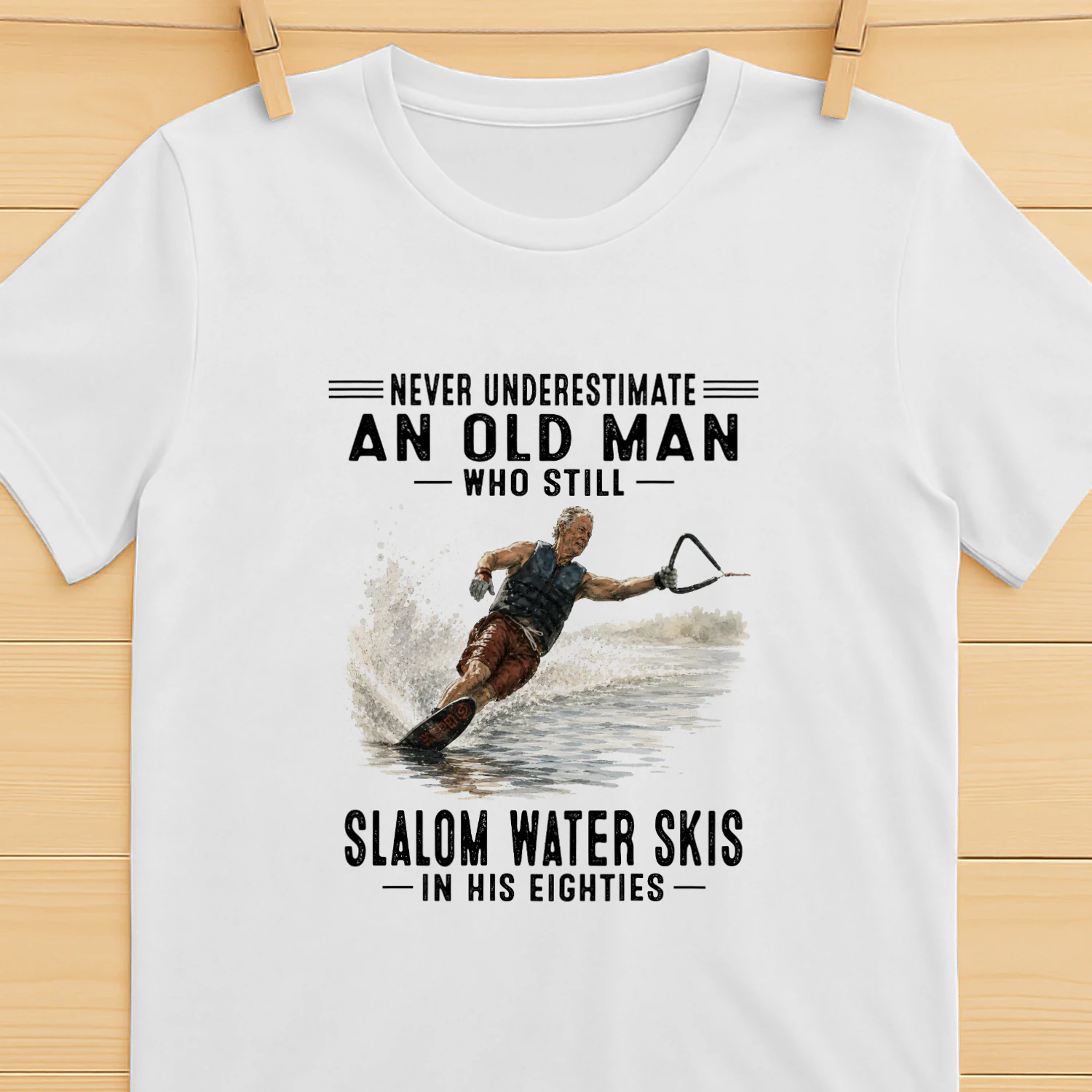 V1 Never Underestimate An Old Man Who Still Slalom Water Skis In His Eighties