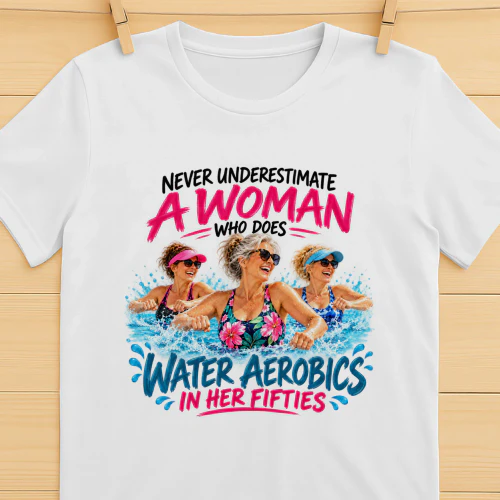 V1 Never Underestimate A Woman Who Still Does Water Aerobics In Her Fifties