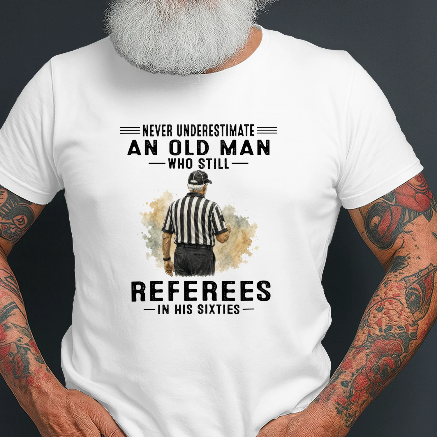 Never Underestimate An Old Man Who Still Referees In His Sixties
