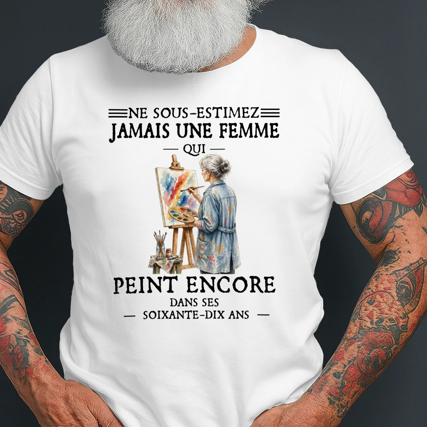 Ne Sous-Estimez Jamais Une Femme Qui Peint Encore Dans Ses 70 Ans