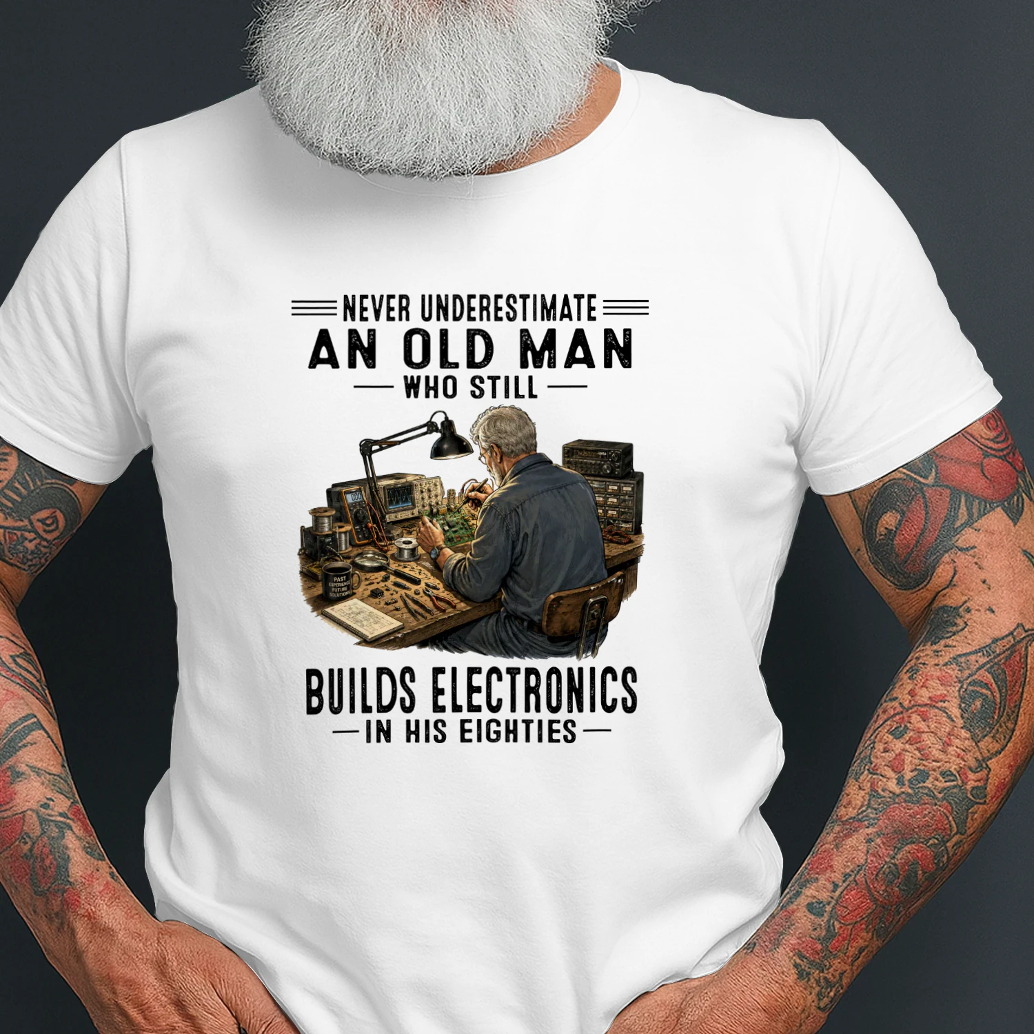 Never Underestimate An Old Man Who Still Builds Electronics In His Eighties