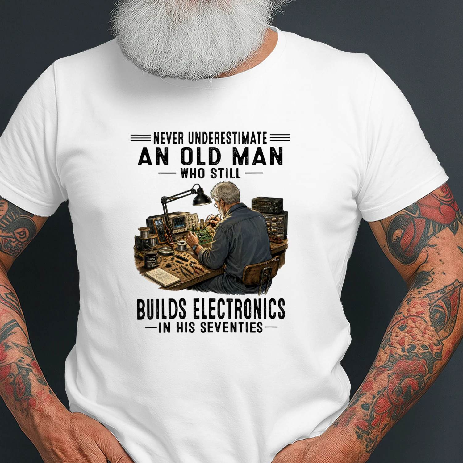 Never Underestimate An Old Man Who Still Builds Electronics In His Seventies