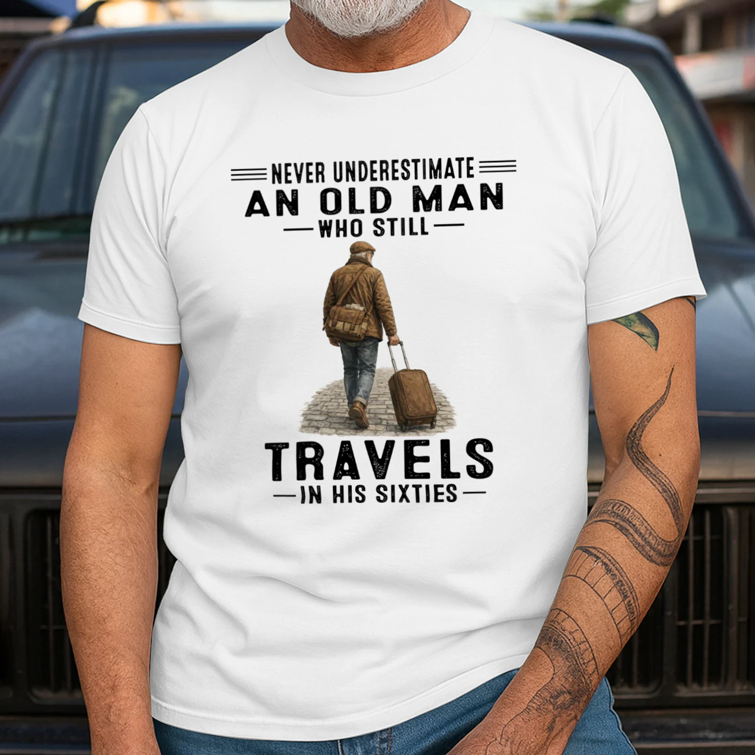 Never Underestimate An Old Man Who Still Travels In His Sixties