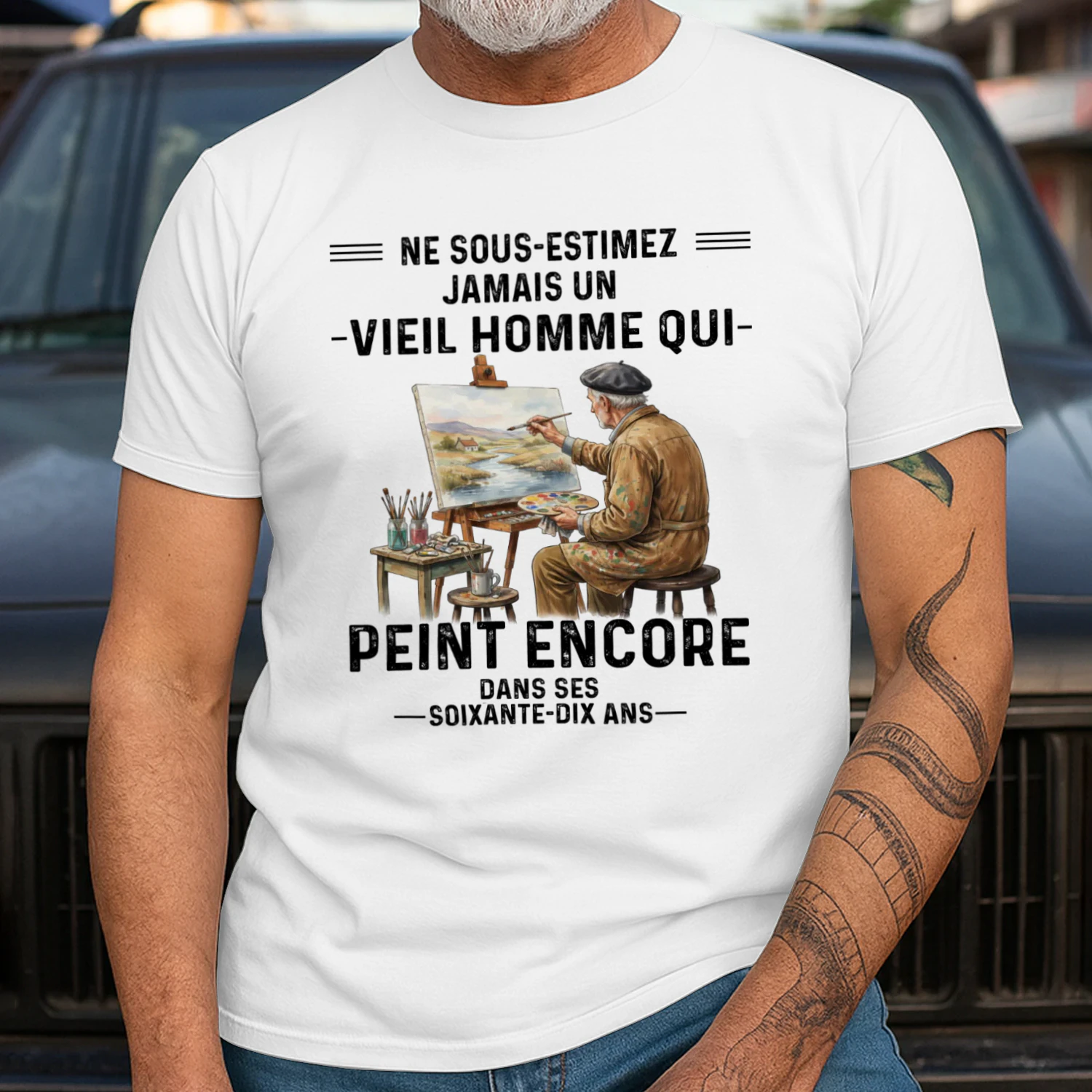 Ne Sous-Estimez Jamais Un Vieil Homme Qui Peint Encore Dans Ses 70 Ans