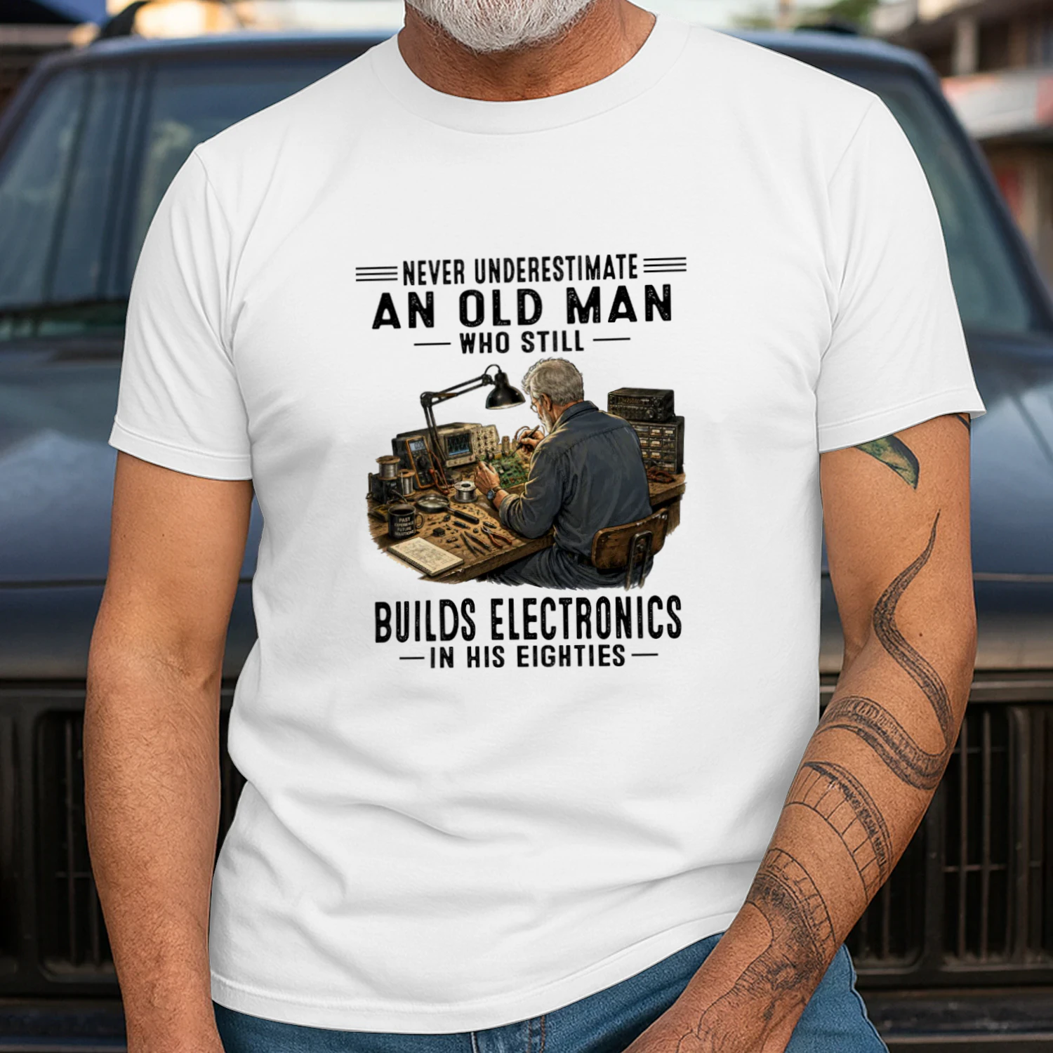 Never Underestimate An Old Man Who Still Builds Electronics In His Eighties