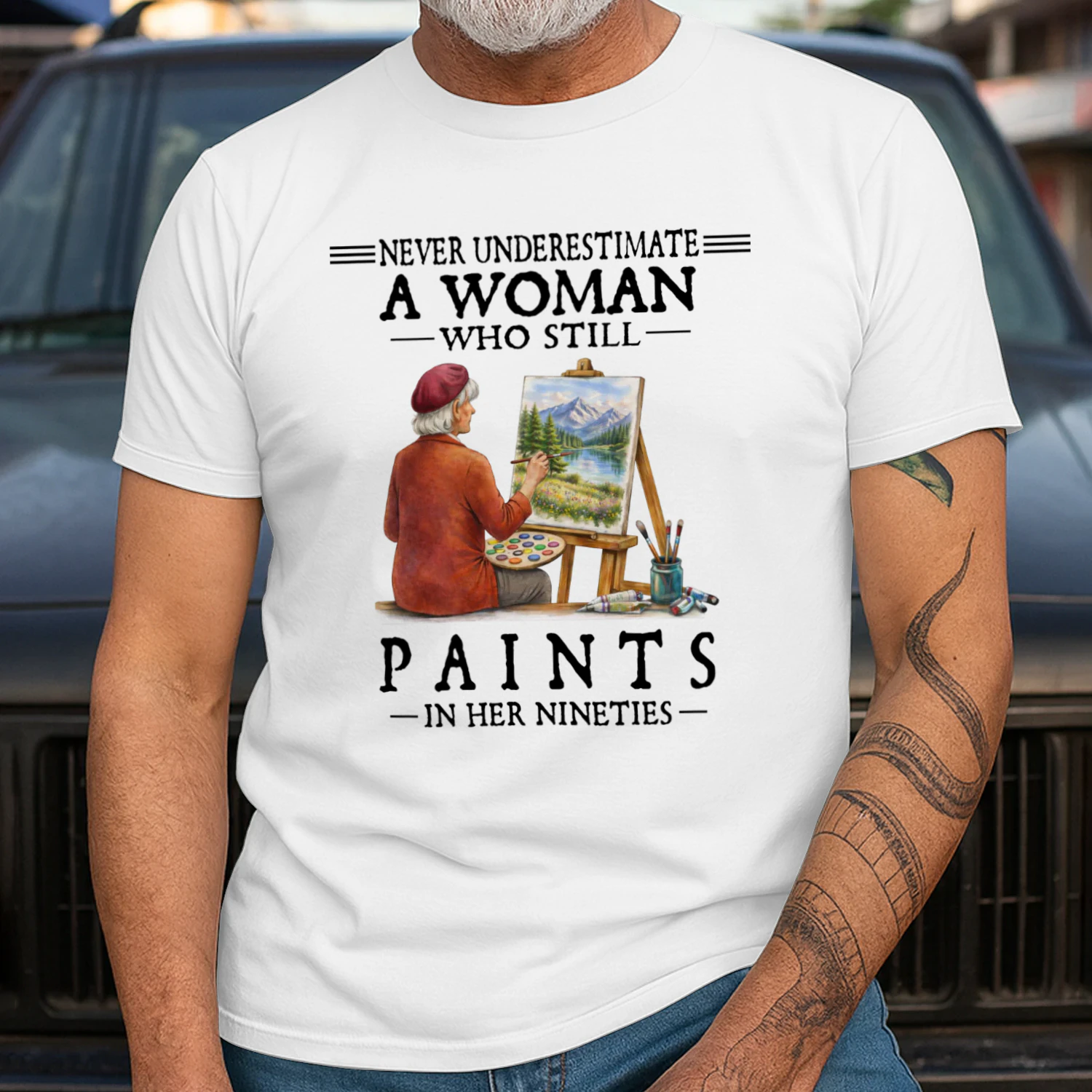 Never Underestimate A Woman Who Still Paints In Her Nineties