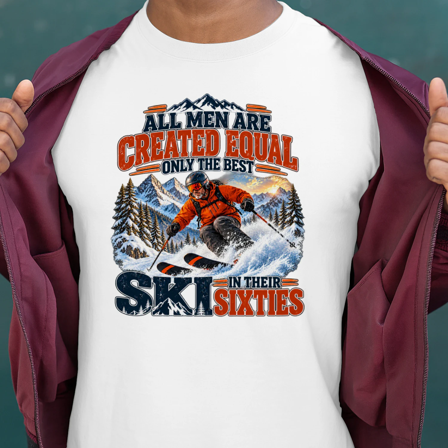 V1 All Men Are Created Equal Only The Best Still Ski In Their Sixties