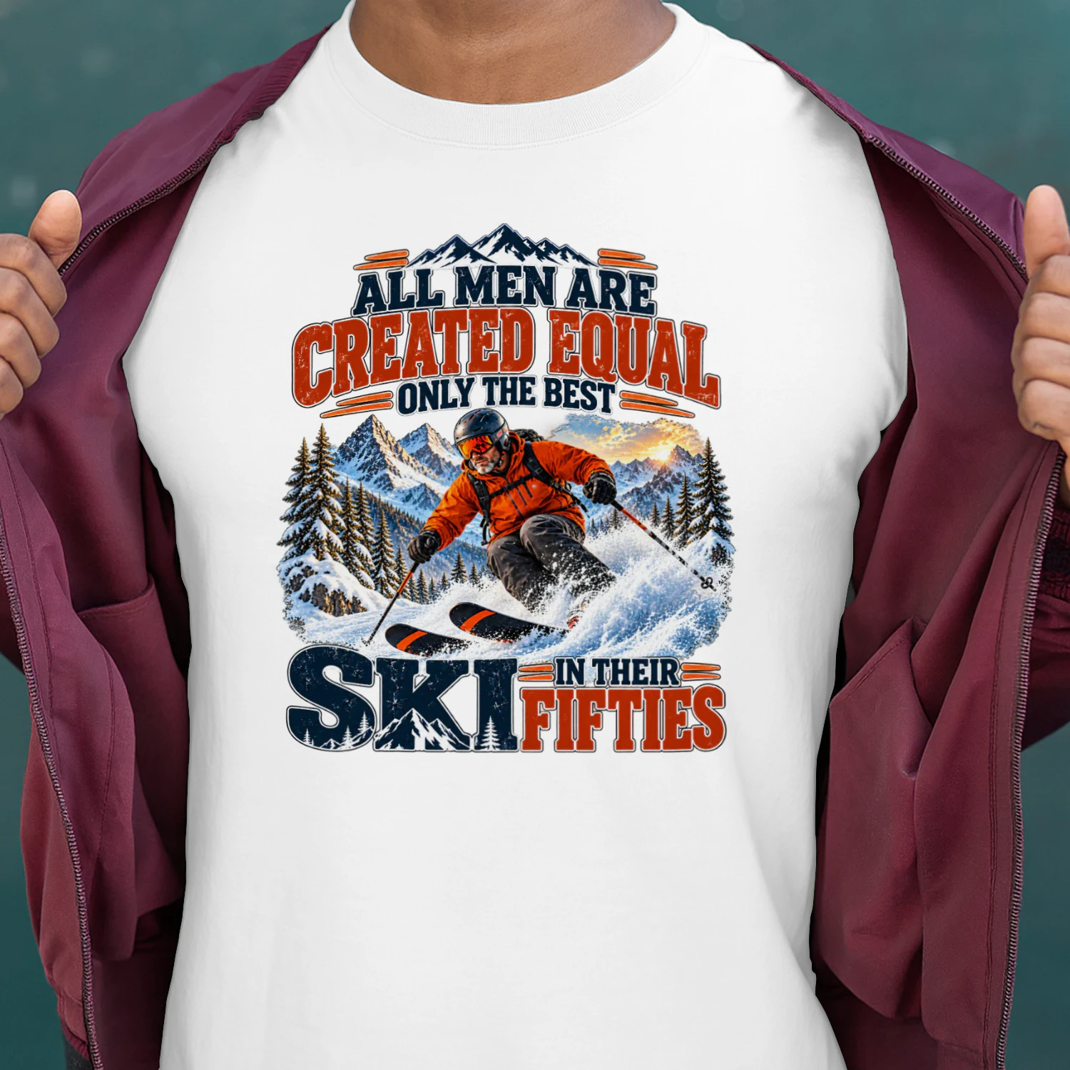 V1 All Men Are Created Equal Only The Best Still Ski In Their Fifties